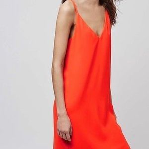 Topshop knee length shift dress